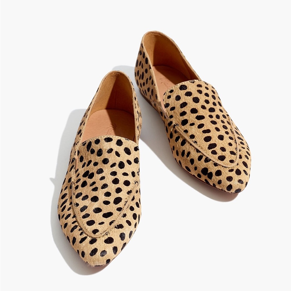 Madewell Frances Skimmer in dotted calf hair